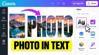 How to Put an Image Inside Text in Canva