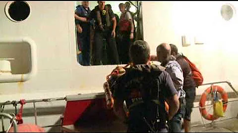Raw: Passenger Injured on Cruise Ship