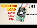 Электронная нагрузка 4х проводная 180W от JNS / 25A 100V