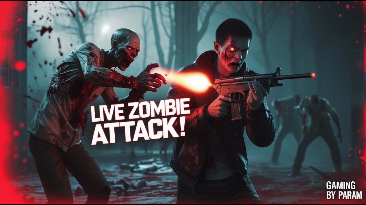 Live streaming of gaming by Param live zombies killing and entertainment of gaming