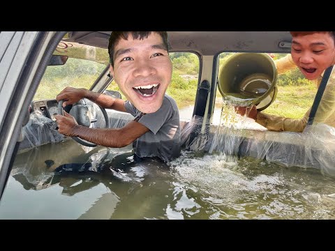 PHD | Làm Bể Bơi Trong Ô Tô | Swimming Pool In The Car