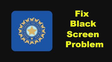 ✅How to Fix BCCI App Black Screen Error problem on Android ✅