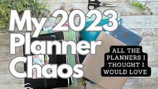 Planner Chaos | All The Planners I Purchased in 2023 That Did Not Work