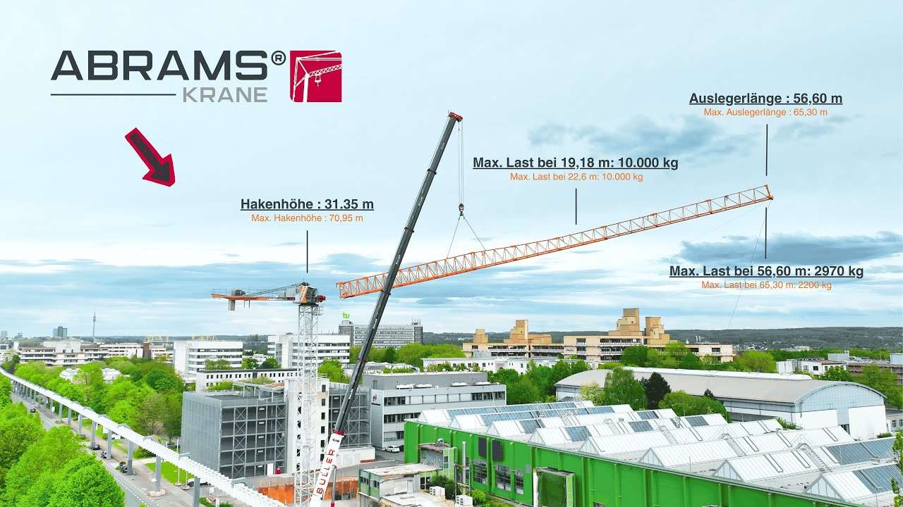 Mega Tower Crane: Moritsch RTM200 L | by Abrams Krane GmbH