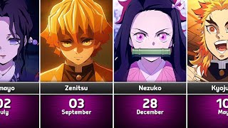 Which Demon Slayer Character Shares The Same Birth Month As Yours?