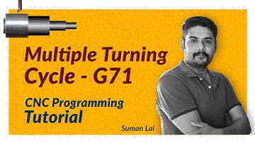 [MULTIPLE TURNING CYCLE-G71]| CNC PROGRAMMING TUTORIAL