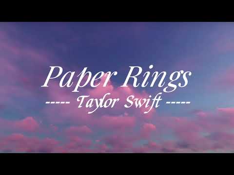 ▷ Paper Rings Sheet Music Taylor Swift ♪ Free Sheet Music