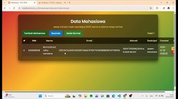 TUGAS PEMROGRAMAN DATABASE SECURITY, PROJECT WEBSITE KRIPTOGRAFI MODERN ALGORITMA RC4