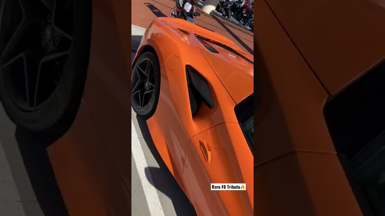 IS THIS THE MOST RARE FERRARI PAINT Insane Ferrari F8 Tributo Color Shorts Supercar