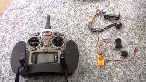 OrangeRX R620X Sbus receiver with Spektrum DX9