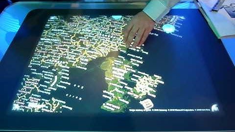 Microsoft Surface - Bing Maps
