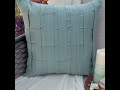 Handmade Dull Blue Faux Suede Throw Pillow Cover for Home Decor | Shop Dull Blue Love Tune #home