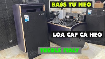 Loa CAF cá heo CC12 bass 30, bass neo treble italy "chất lượng" Giá : 11tr - 0969.019.268
