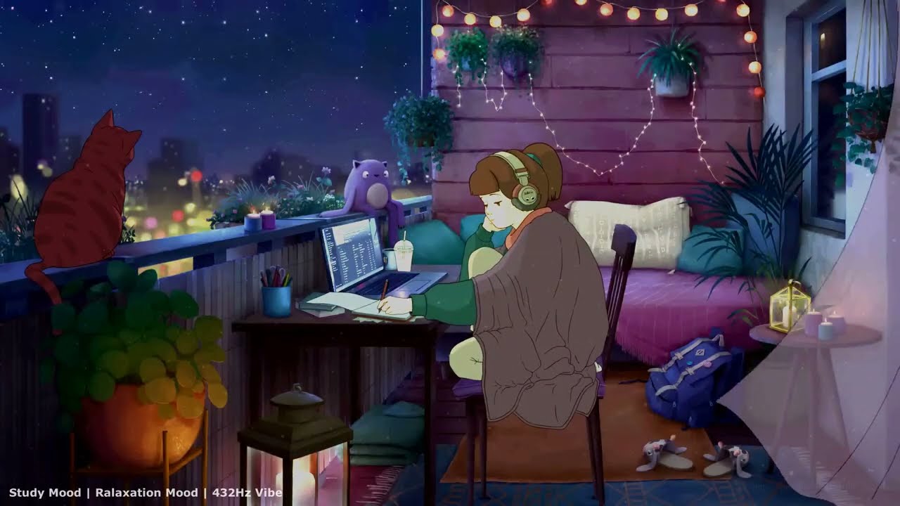 Lofi Deep Study | Warm Cosy | 432hz Vibe