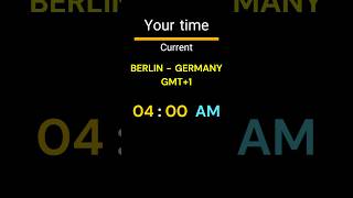 GMT+1｜04:00 AM｜BERLIN