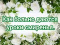 Как больно даются уроки смиренья. Христианская песня.