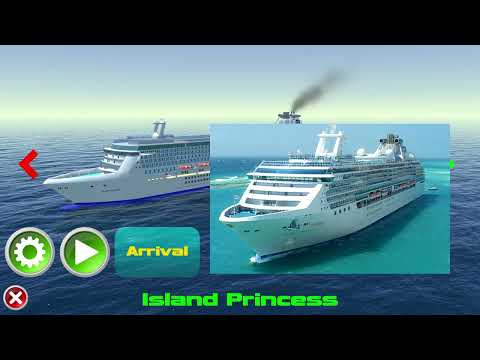 Compare Cruise Ship Handling  VS  Real Ships.