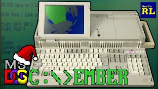 Early MS-DOS Laptop Amstrad PPC512 (Part 1)