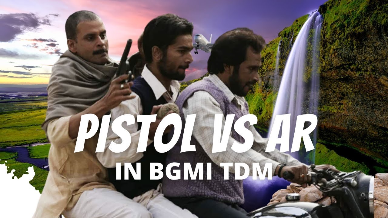 PISTOL VS AR WEAPONS IN TDM | USING PISTOL ONLY BGMI