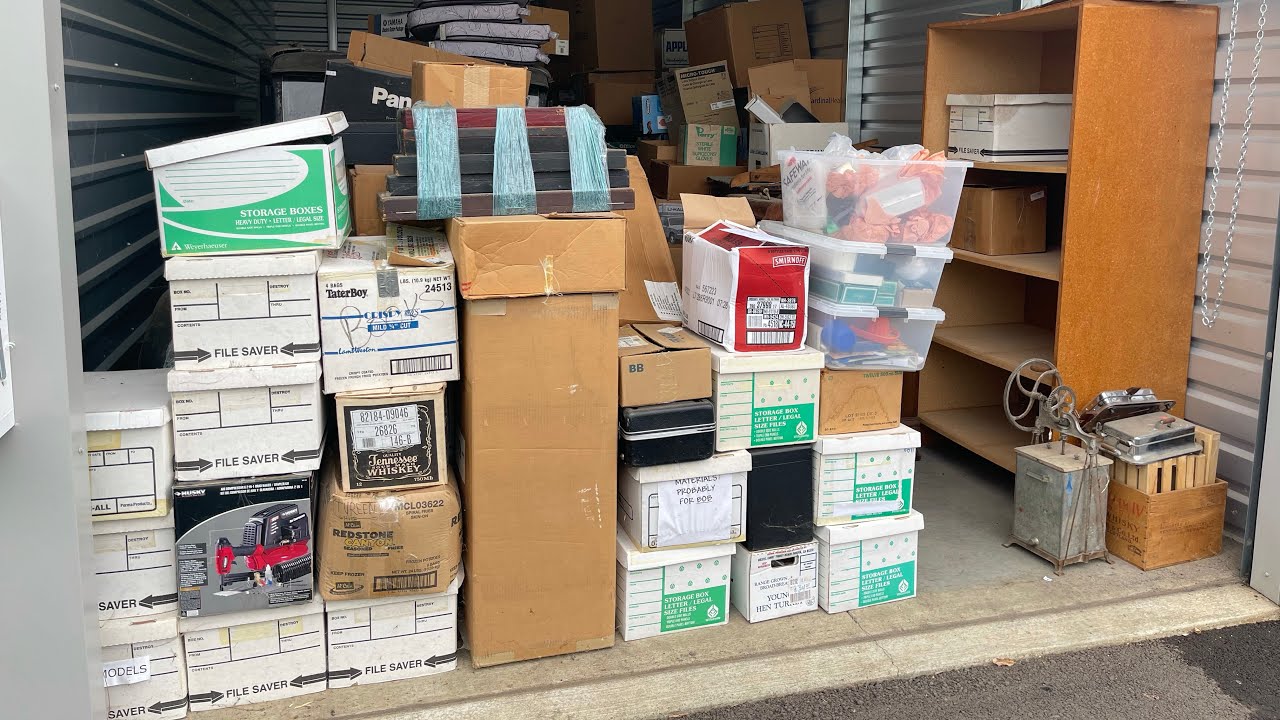 Unboxing Storage Auction Mystery Boxes Online YouTube