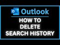 How to Delete your Search History in Microsoft Outlook | Desktop App Tutorial