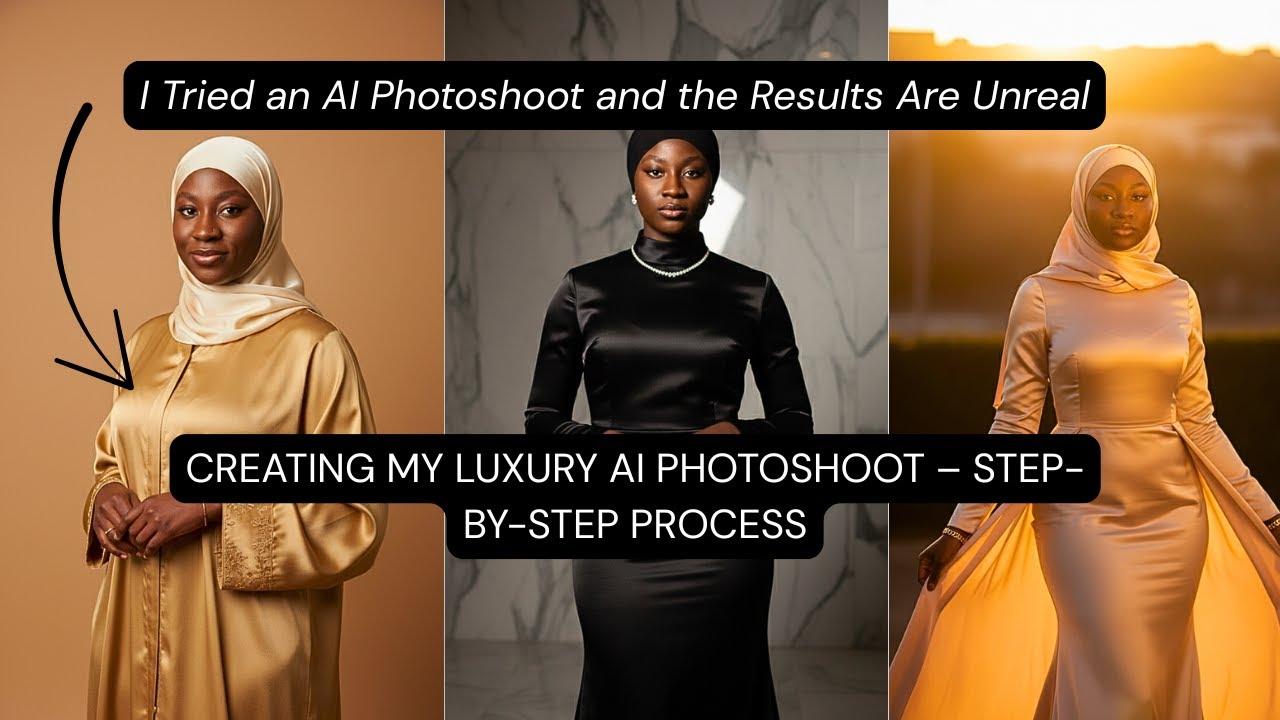 How I Created a Professional Photoshoot Using Only AI