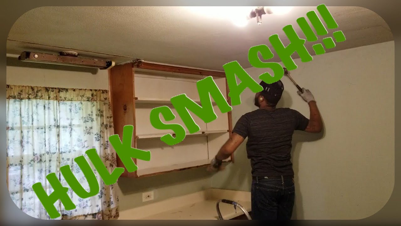 HOME REMODEL REMOVING KITCHEN AND COUNTERTOP YouTube
