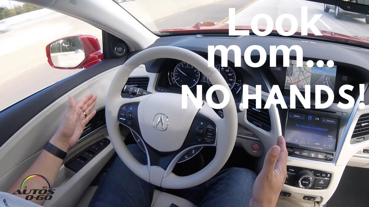 2018 Acura RLX Sport Hybrid with Jam Traffic Assist - YouTube
