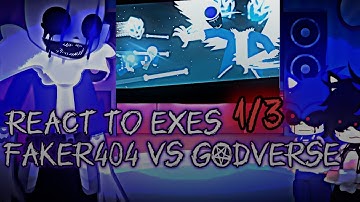 React exes to  faker404 vs God verse   reaction 1/2