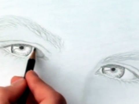 How to Draw a Realistic Eye (Time Lapse) 