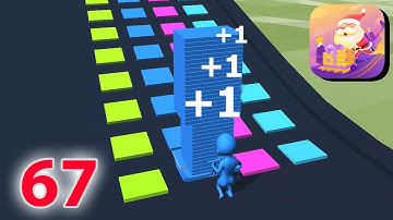 Stack Colors - Level 67 - NEW GAME - New Update Gameplay Walkthrough - All Level (iOS, Android)