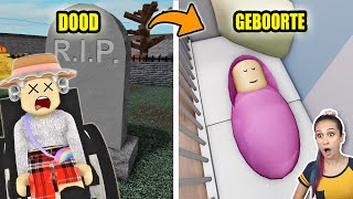 VAN DOOD TOT GEBOORTE IN BROOKHAVEN! - ROBLOX || Let's Play Wednesday