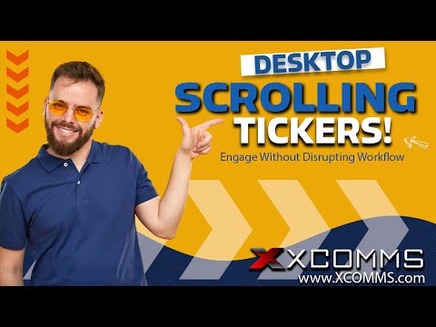 How To Send A Desktop Scrolling Ticker