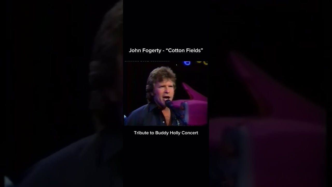 “Cotton Fields” live at the Buddy Holly Tribute Concert. #cottonfields #johnfogerty #ccr