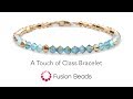 Make A Touch of Class Bracelet with Swarovski Crystals by Fusion Beads