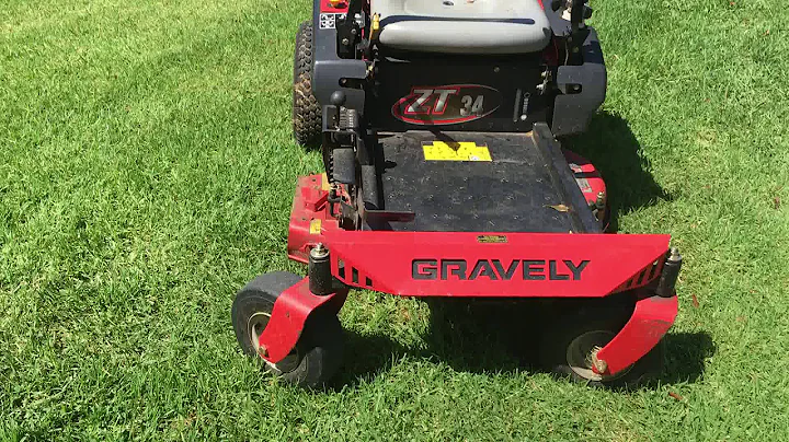 Gravely zero turn 34 inch product review lawn mower