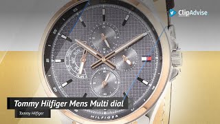 Tommy Hilfiger Mens Multi Dial Quartz Watch With Leather Strap 1791615 | Tommy Hilfiger Men Watch