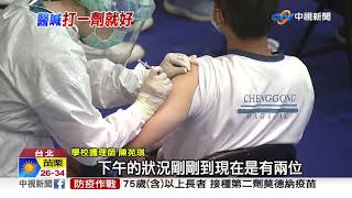 一班2/3學生請假! 專家建議BNT只打一劑│中視新聞 20210923
