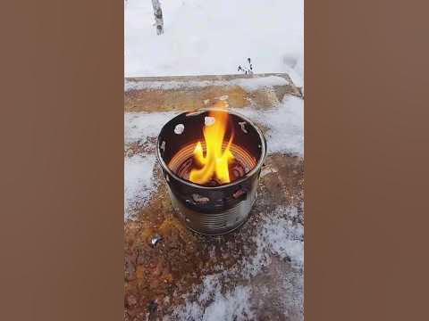 Окопная свеча печь своими руками - YouTube
