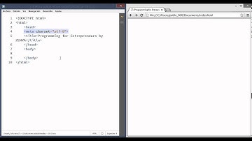 Curso Básico de HTML, Tutorial de Estructura de Archivo HTML