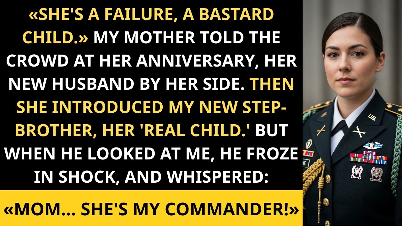 My Mother Mocked Me in Front of Everyone — Until Her New Son Whispered, “She’s My Commander ”