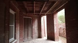 Brick Walls Along the Outside of Longwood Antebellum Mansion Largest Octagonal House in Natchez, MS