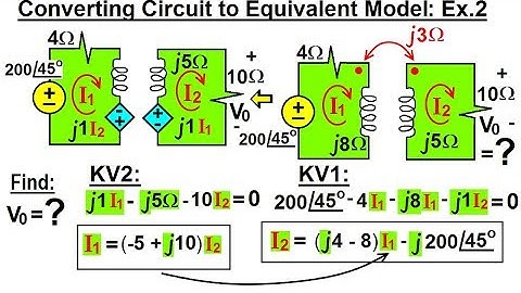 Electrical Engineering: Ch 14 Magnetic Coupling (13 of 55) Convert Circuit to Equivalent Model: 2**