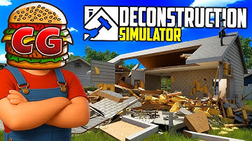 I Got Paid to DESTROY a House in Deconstruction Simulator!