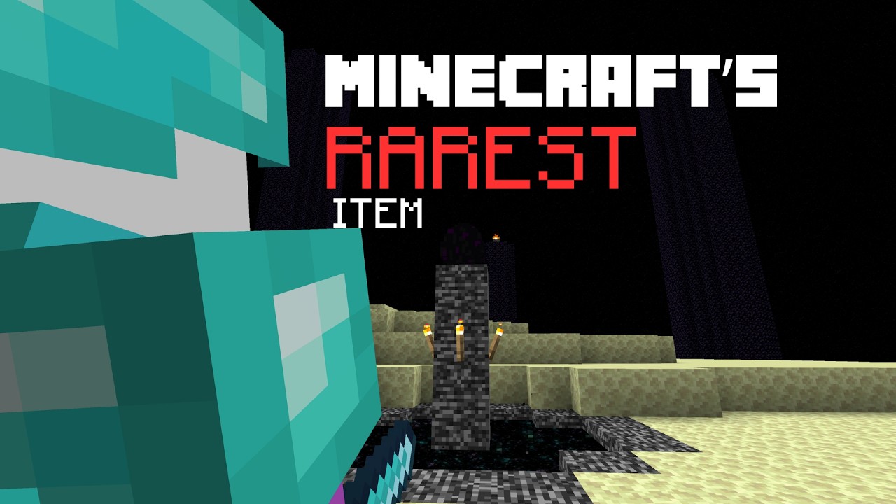 The Rarest Item In Minecraft Obtaining the RAREST item in Minecraft... - YouTube