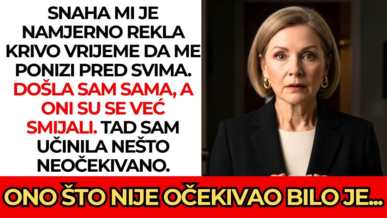 Snaha mi je dala krivo vrijeme da me ponizi 😡 pa sam učinila nešto neočekivano 🔥