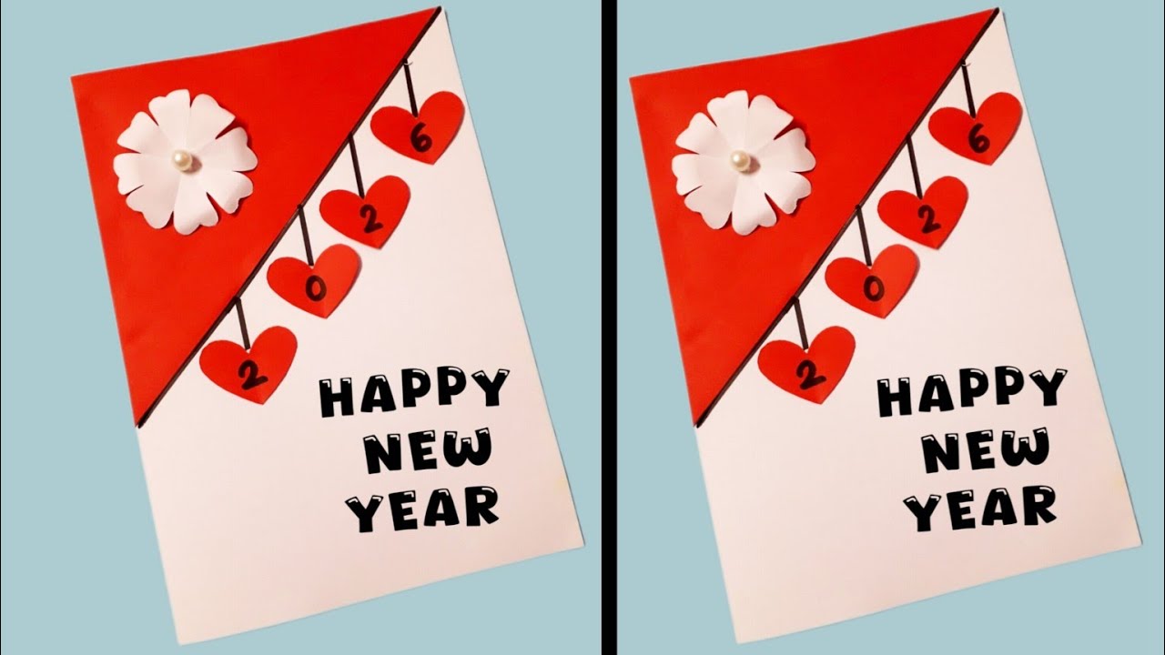 New year card ideas | Card making ideas | Greeting card