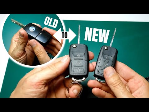 Volkswagen key restoration tutorial for Golf, Bora, Passat 1997-2006