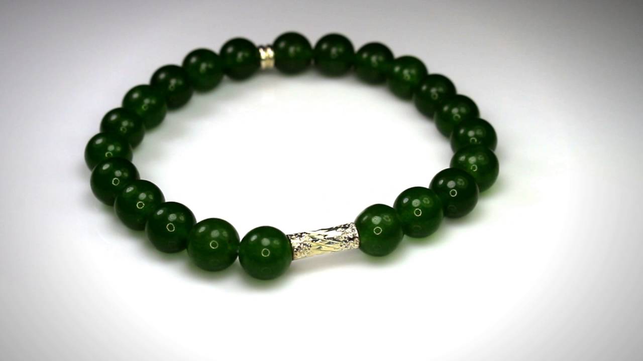 Pulseira de Jade com Berloque de Prata - DOGMA STORE