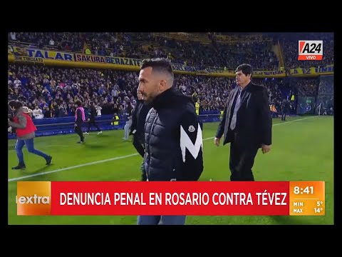 Rosario: 19 DTs denunciaron penalmente a Carlos Tévez